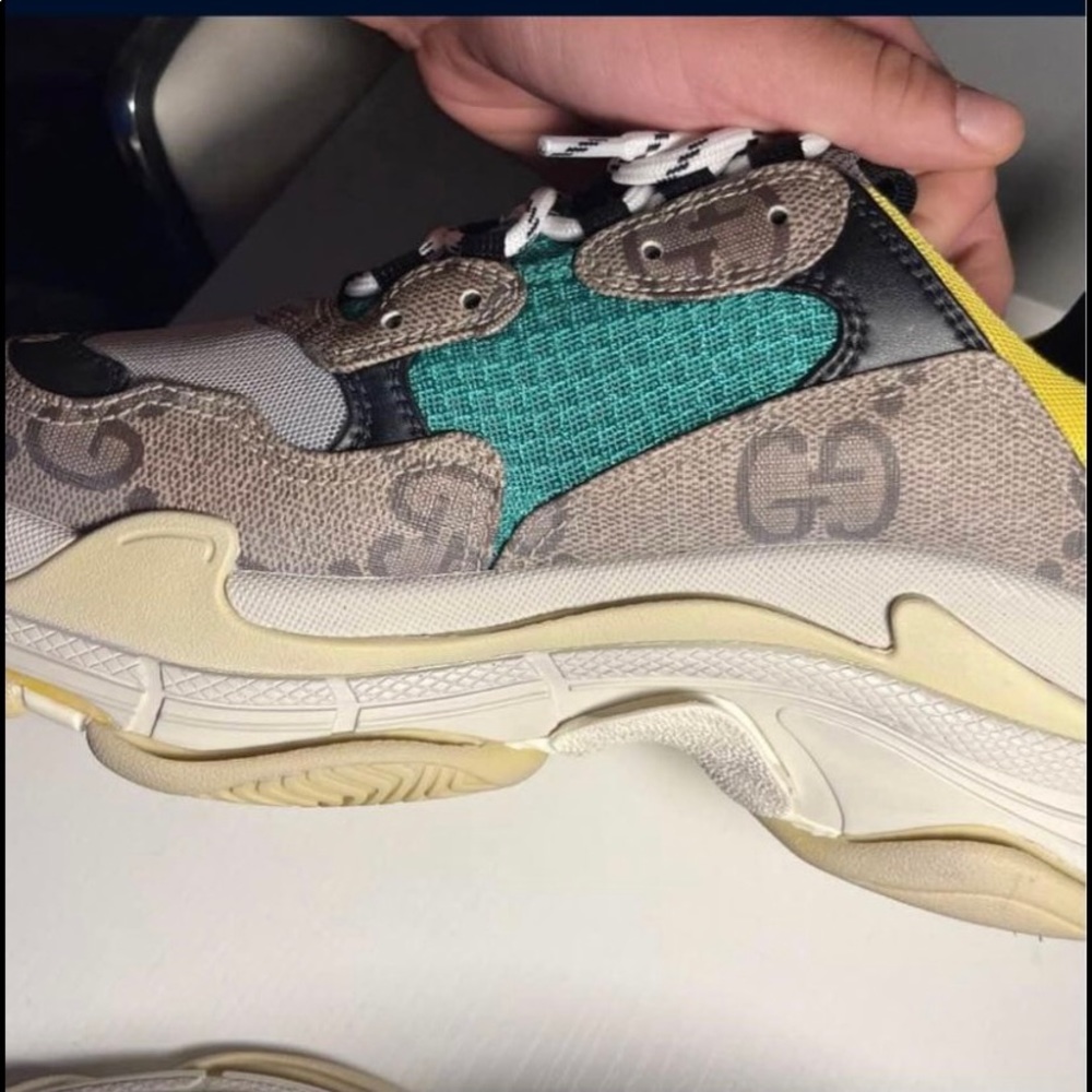 Gucci Hacker Balenciaga Natural Sneaker New 39 - Picture 2 of 4